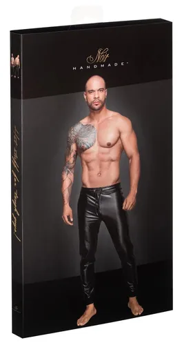 Noir Mattschwarze Herren-Jogginghose L