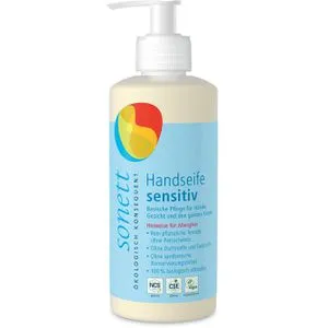 Sonett Seife Handseife Sensitiv DE3019, Flüssigseife, Pumpspender, 300 ml