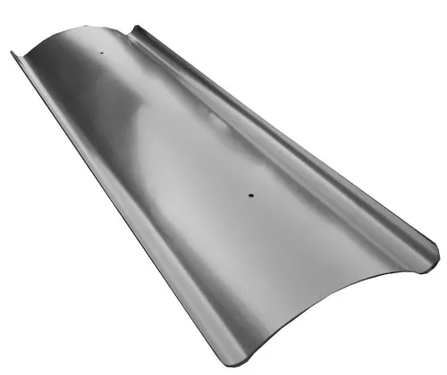 KS24 HESTA Hitzeschild Rauchrohr Strahlungsblech 65 cm - Abgasrohre, Hitzeschutz für Ø 100 - 130 mm, inklusive 2 Befestigungsklammern für einfache Montage und optimale Sicherheit.