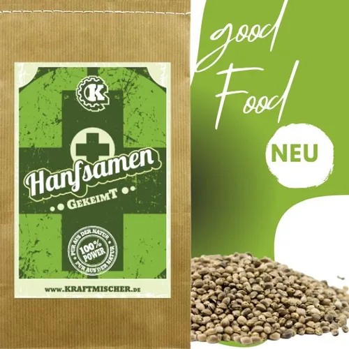 Bio Hanfsamen gekeimt - 200g - Rohkostqualität