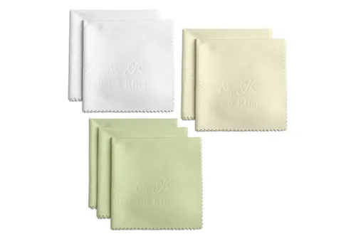 Edison & King biologisch abbaubare Mikrofasertücher, Multipack Mikrofasertuch (Microfaser, 20x20 cm, 7er Pack, 50% biol. abbaubar, Optikerqualität)