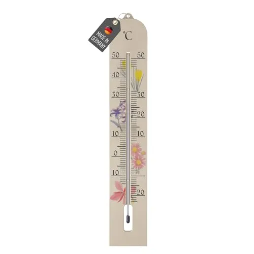 Lantelme Gartenthermometer 40cm | Temperaturanzeige -23°C