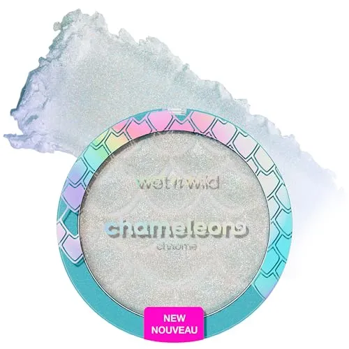 Produktbild Wet n Wild Chameleon Chrome Highlighter, Lichtreflektierende Pigmente für eine Dynamische Farbveränderung, Liquid-to-Powder-Textur für eine Einfache Anwendung, Aufbaubare Formel, Venus Swing