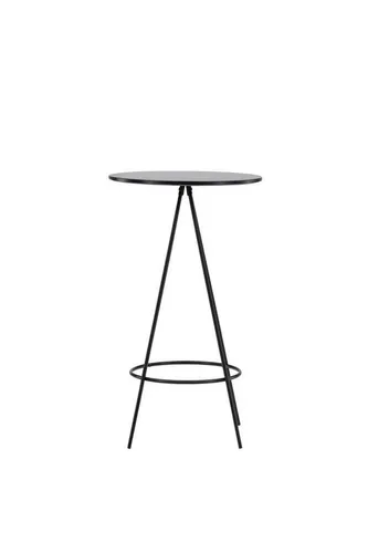 Produktbild ebuy24 Barhocker Bistro Bartisch Ø60cm schwarz
