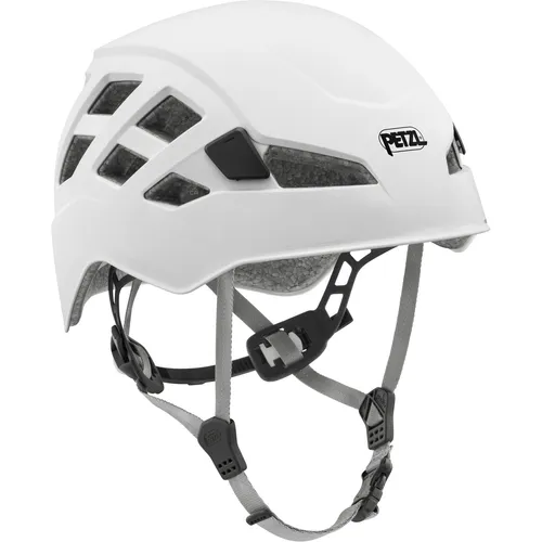 Petzl Boreo Kletterhelm - Weiss M-L - Kletterhelme, robuster und vielseitiger Helm mit optimalem Schutz und Komfort für Kletterer und Bergsteiger.