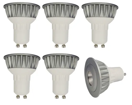 LED Reflektor GU10 6er Set 6W 6 Watt ersetzt 60 Watt 380 Lumen 5500 K