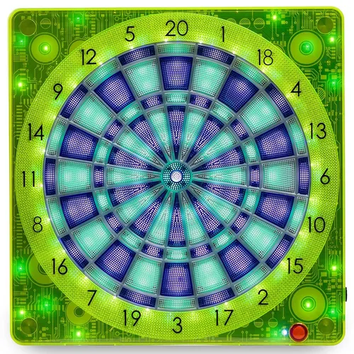 SMARTNESS ONLINE CONNECT DARTBOARD SQUARE-501 App unterstützt 490x490x38mm neu