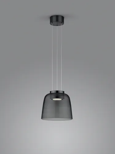 Helestra LED-Pendelleuchte ODA Schwarzchrom von Helestra