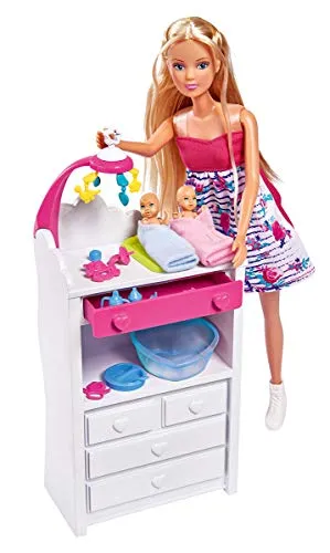Steffi Love Zwillingsschwangerschaft Puppe mit Zubehör von Simba