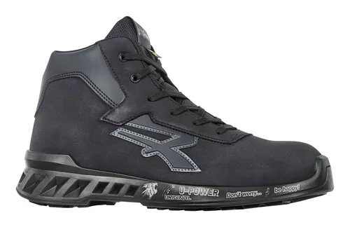 U-Power Parker Stiefel, ESD SRC CI S3, Größe 45 - Robuste Sicherheitsstiefel mit ESD-Schutz und rutschfester Sohle, ideal für anspruchsvolle Arbeitsumgebungen.