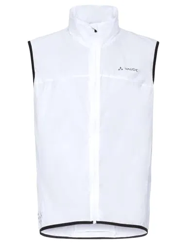 VAUDE Men's Matera Air Vest – Wind- und Wasserabweisende Funktionsweste in Weiß XXL (56)
