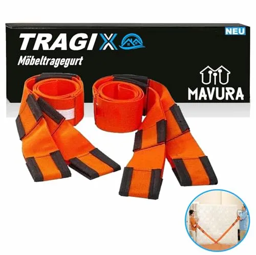 TRAGIX Hebegurt Tragehilfe Möbel Tragegurte Tragegeschirr Trage Gurt