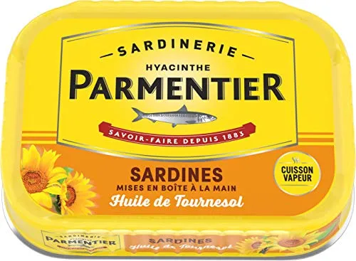 PARMENTIER Sardinen Sonnenblumenöl 1/6 135g