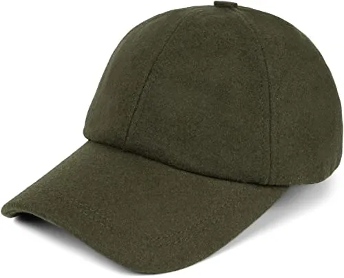 styleBREAKER Unisex Baseball Cap in Flanell Optik - Edles 6-Panel Baseball Cap mit hohem Wollanteil für besten Tragekomfort. Verstellbare Metallschnalle sorgt für perfekten Sitz. Ideal für Herren, in verschiedenen Farben erhältlich.