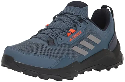 adidas TERREX AX4 GTX - GORE-TEX Wanderschuhe in Blau - Herren Outdoor Schuhe mit Anti-Rutsch-Sohle, ideal für ganzjähriges Wandern und Freizeitaktivitäten. Komfortables Mesh-Obermaterial sorgt für Atmungsaktivität.