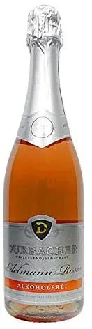 Durbacher Edelmann Rosé Schäumendes Getränk aus alkoholfreiem Wein 0,75 Liter