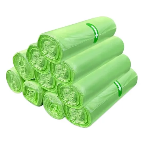 Stück Biomüllbeutel 20L Müllbeutel 50x60cm Biologisch Abbaubar Beutel, Abfall Tüten, Abfall-beutel, Küchen Abfallbeutel, Müll-Abfallbeutel für Küche Büro Wohnzimmer, Reißfest und Wasserdicht 200