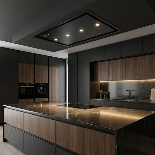 GURARI Deckenhaube GCH 791 BL Diamond 90 cm Schwarz