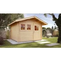 weka Gartenhaus 139 A Gr.2, 45 mm, V60, ET, DF - Robustes Gartenhaus - Gartenhäuser, Geräteschuppen & Carports - Langlebiges Gartenhaus aus 45 mm starkem Holz, ideal für zusätzlichen Stauraum und als Rückzugsort im Garten.