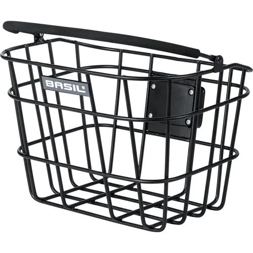 Basil Unisex Bremen Fahrradkorb, schwarz