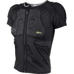 ONeal BP Protektorenshirt Level-1/2 - Schwarz - S - Motorradjacke mit leichtem und bequemem 4-Wege-Stretch-Mesh, ausgestattet mit IPX® Schulter- und Rückenprotektoren für optimalen Schutz und Komfort.