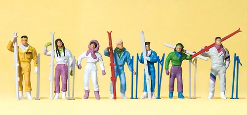 Preiser H0 10316 Figuren-Set Wintersportler 1:87