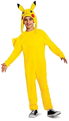 Pokemon Pikachu Deluxe Kinderkostüm - Begeistere als Pikachu mit diesem bunten Kostüm! Ideal für Fasching und Kinderpartys, aus hochwertigen Materialien für besten Tragekomfort.