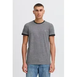 !Solid T-Shirt SDBennTee Kurzarmshirt mit farblich abgesetztem Kragen und Ärmelsaum schwarz XXL