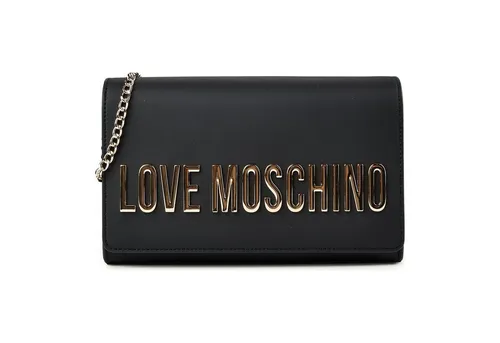 Love Moschino Umhängetasche 22 cm schwarz TAS081817 - Elegante Umhängetasche von Love Moschino mit praktischem Magnetverschluss. Ideal für den Alltag, bietet sie Platz für deine Essentials und verfügt über nützliche Fächer. Der abnehmbare Trageriemen sorgt für flexibles Tragen, ob lässig oder schick.