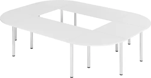 bümö Konferenztisch-Sets Serie-K in weiß von Bümö