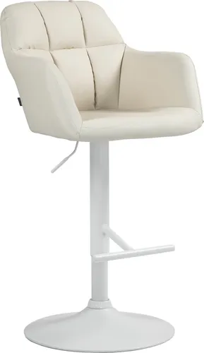CLP Barhocker Natoma Kunstleder in weiß von CLP