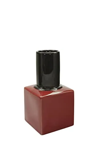 GILDE Keramik Vase Nagellack „Milano“ in rot