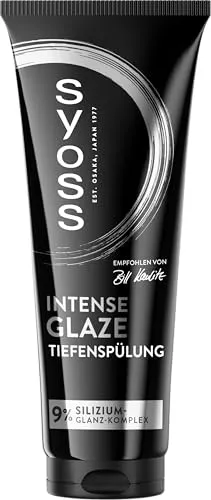 Produktbild Syoss Tiefenspülung Intense Glaze (250 ml), pflegende Spülung mit 9% Silizium Glanz-Komplex, Haarspülung zur Reparatur von mattem und glanzlosem Haar