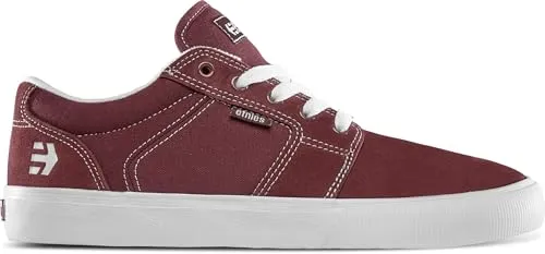 Etnies Herren Barge LS Skate Shoe, Maroon, 40 EU - Herren-Sneaker mit STI Comfort Level 1 Einlegesohle für maximalen Komfort und einem schlanken, vulkanisierten Design für optimalen Grip.