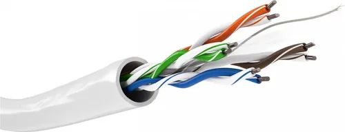 GOOBAY 94965 Cat.6 Verlegekabel 100 m - Hochwertiges CAT 6 Netzwerkkabel, ideal für SOHO-Anwendungen. Mit 100 m Länge und robuster PVC-Ummantelung für optimale Signalübertragung und einfache Installation.