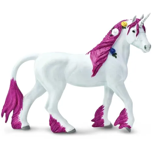 Safari Ltd. Rosa Einhornfigur, 14 cm, detaillierte Figur mit Fantasy-Thema, Lernspielzeug für Kinder, ungiftig und BPA-frei, geeignet für Kinder ab 3 Jahren