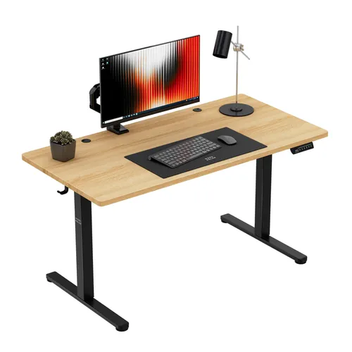 Mark Adler Leader 7.3 Elektrischer Schreibtisch 140x60 cm, Höhenverstellbar 72–118 cm, ErgoHub Flex Panel, Kabelmanagement, Belastbar bis 50 kg