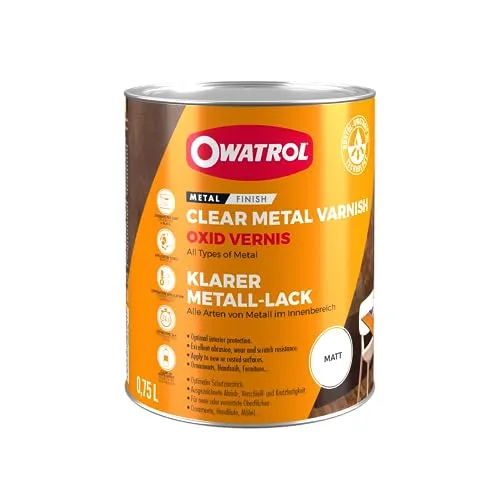 Produktbild OWATROL® Oxid Vernis – Matt Klarlack für Metall