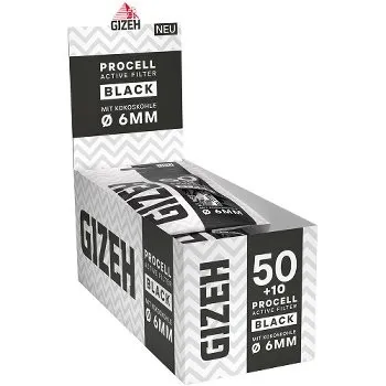 Display GIZEH ProCell Active Filter Black 10x60 von Gizeh Raucherbedarf GmbH