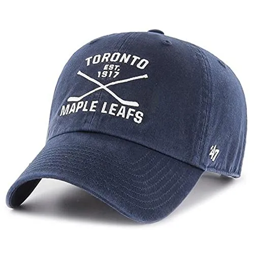 Brand Adjustable Cap - AXIS Toronto Maple Leafs navy 47 - Hüte & Mützen, stylische Baseballcap aus 100% Baumwolle, perfekt für Freizeit und Sport, Einheitsgröße für optimalen Tragekomfort.