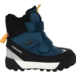 Viking Expower Warm GTX 2V petrol (55) 29 - Kinder Stiefel mit GORE-TEX Membran für absolute Wasserdichtigkeit, PrimaLoft-Isolierung hält die Füße warm und die stark reflektierenden Elemente sorgen für Sicherheit bei Dunkelheit.