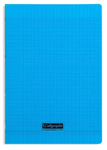 Calligraphe 10x Heft A4 90g - Ideal für Schule und Büro - Blöcke & Formulare - Hochwertiges 10er Set mit 48 Blatt, perfekt für Notizen und Skizzen, langlebige PP-Hülle in ansprechendem Blau