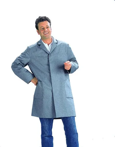 Leiber Mantel grau Größe 46 - Industriewäsche geeignet - Stylischer Mantel in grau, Größe 46, aus strapazierfähigem Material. Ideal für den professionellen Einsatz, pflegeleicht und robust für den Alltag.