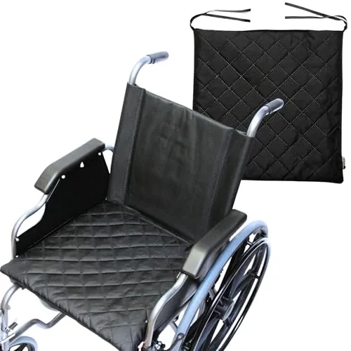 SENIORI Sitzkissen 44x44 cm – Wasserdichtes und rutschfestes Kissen für Rollstuhl & mehr - Elegantes Design mit wasserabweisender Oberfläche. Ideal für Rollstuhl, Auto oder Gartenmöbel. Rutschfeste Befestigung sorgt für sicheren Halt. Hochwertige Materialien garantieren Langlebigkeit und Komfort.