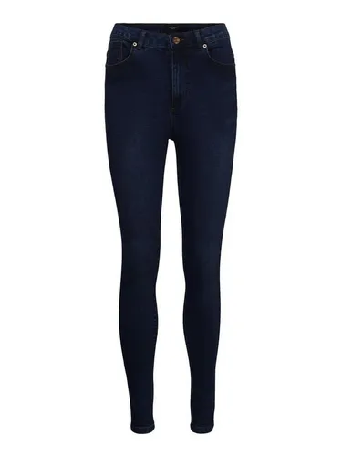 VERO MODA VMSOPHIA Hohe Taille Skinny Jeans - Damen-Jeanshosen mit Slim Fit und hohem Bund, ideal für einen figurschmeichelnden Look und aus nachhaltigen Materialien gefertigt.