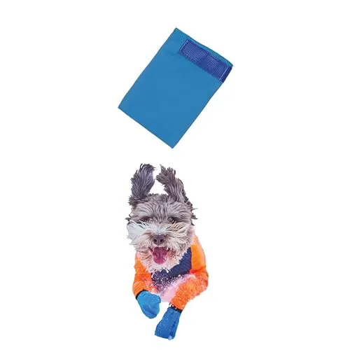 Non-stop dogwear Long Distance Booties 4er blau |132| Leichter Pfotenschutz, Größe:XS