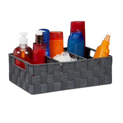 Aufbewahrungskorb Organisator Korb Körbchen Füllkörbchen Organizerbox 3 Fächer