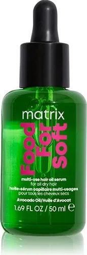 Matrix Food For Soft Oil Serum 50 ml – Nährstoffreiches Haarserum - Matrix Food For Soft Oil Serum, 50 ml, für Damen. Dieses nährstoffreiche Serum ergänzt Ihre Pflegeroutine und sorgt für glänzendes, kräftiges Haar. Es bietet Feuchtigkeit, Geschmeidigkeit und schützt vor Hitze.