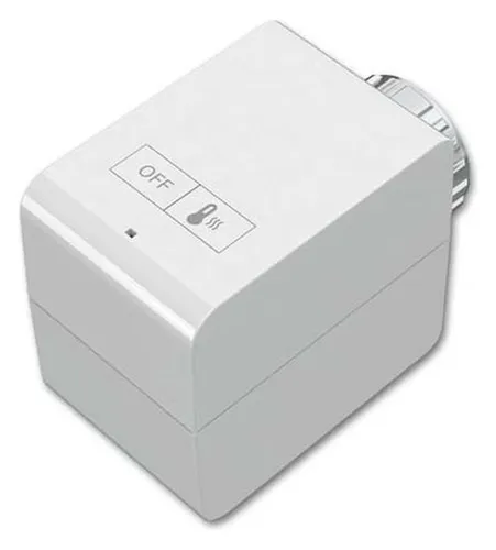 Busch-Jaeger 6256/1-WL WL-Heizkörperthermostat Basic - Elektroinstallation: Intelligentes Heizkörperthermostat für drahtlose Temperaturregelung, komfortabel steuerbar via free@home App, ohne Kabelverlegung dank Batteriebetrieb.