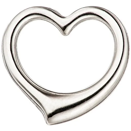 Anhänger Herz Schwingherz Herzanhänger aus 585 Gold Weißgold Halsschmuck Damen